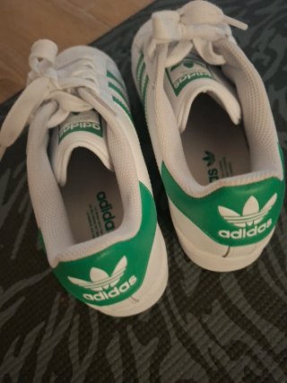 Zapatillas Adidas Superstar Blancas y Verdes