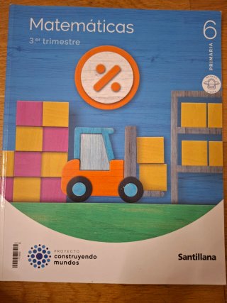 Libros Matemáticas 6⁰ primaria Santillana