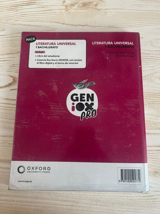 Literatura Universal 1º Bachillerato. Libro del...