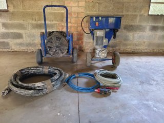 Máquina Proyectar morteros masillas corcho