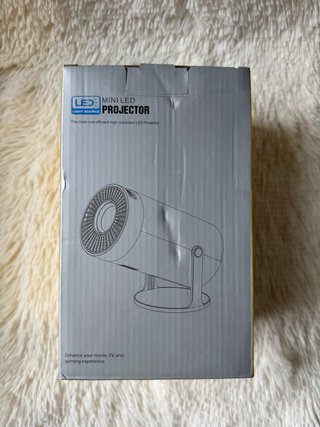 Proyector LED AMX100 Giratorio Blanco/Dorado