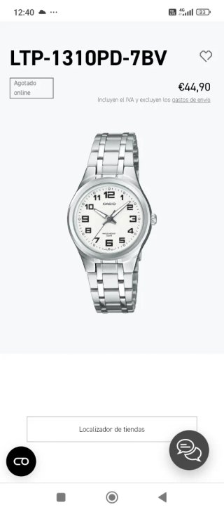 Reloj CASIO