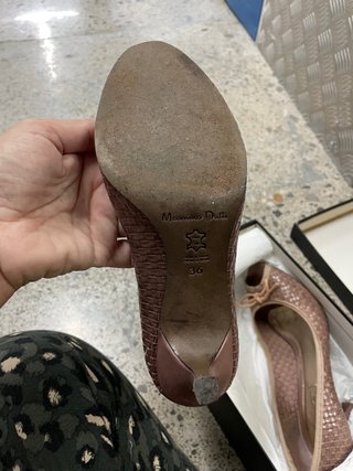 Zapatos Massimo Dutti Peep toe