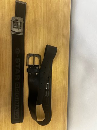 2 Cinturones G-Star RAW Negros