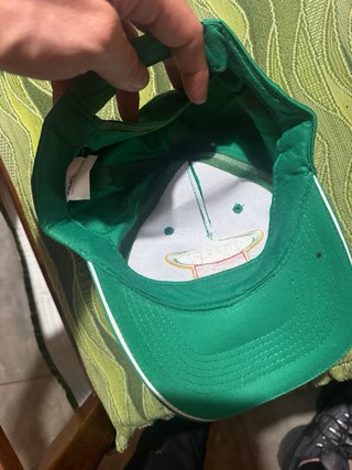 Cappellino Amadori Verde Ricamato
