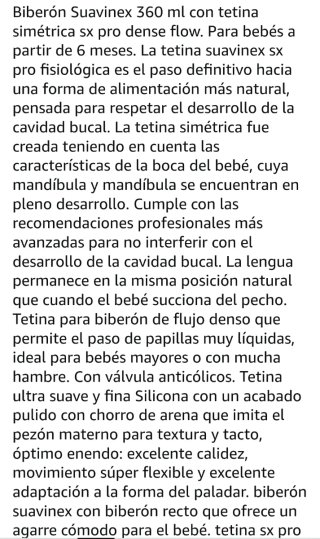 Biberones Suavinex SX Pro 360ml