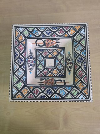 Plato decorativo artesanal