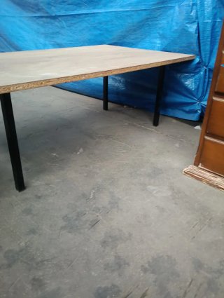 Mesa de centro madera y metal