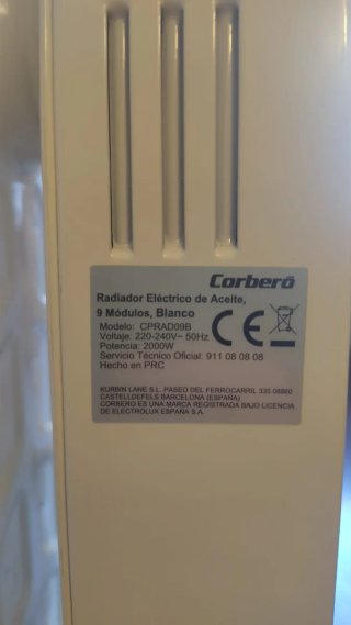 Radiador de aceite Corberó