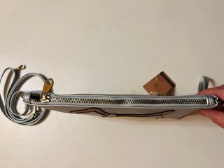 Bolso de mano/bandolera plateado