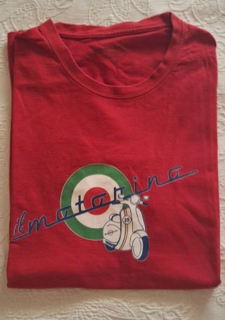 Camiseta roja moto S