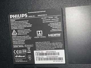 Televisión Philips 50' Negra/Gris (para reparar)