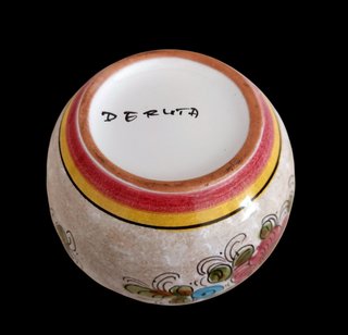 Ciotola ceramica Deruta anni '60