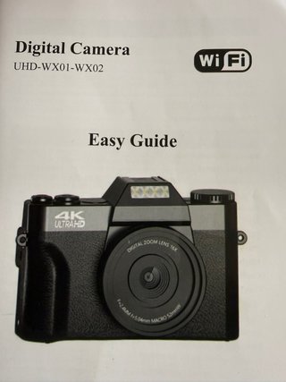 Cámara Digital 4K Ultra HD con Lente Gran Angular