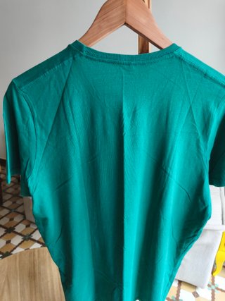 Camiseta Sfera Hombre Cuello Pico Verde Talla M
