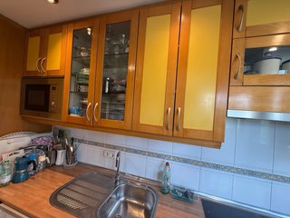Cocina completa madera y metal