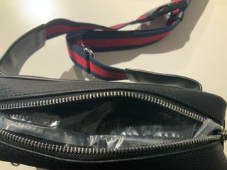 Borsa a spalla Gucci GG Supreme nera