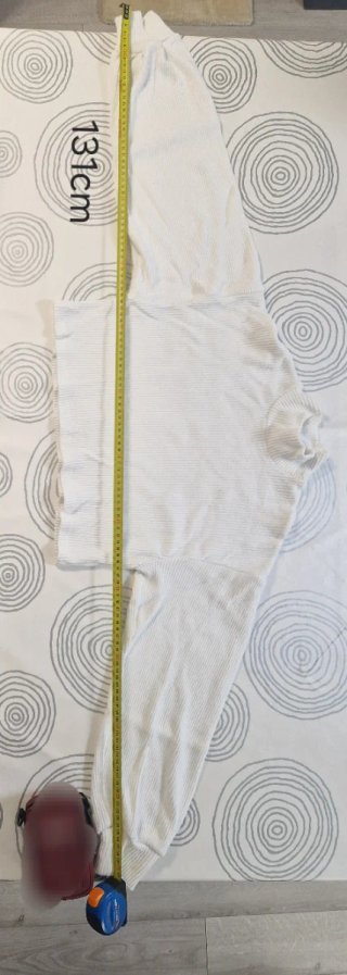 Jerséis cuello alto verde y blanco talla única