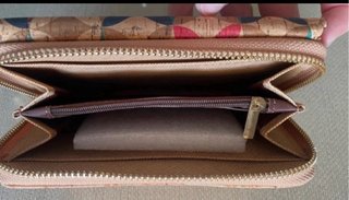 Cartera monedero corcho estampado