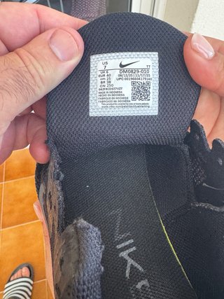 Nike Zapatillas Deportivas Negras talla 40