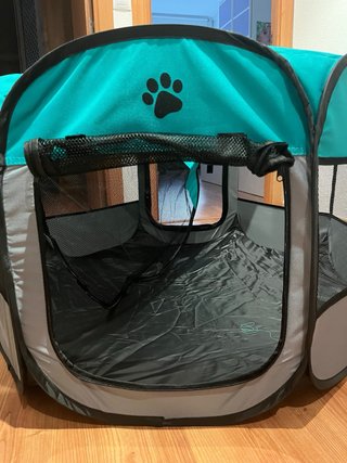 Parque para perros plegable