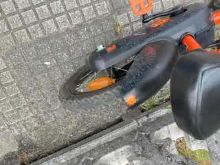 Bici infantil 14 Decathlon naranja