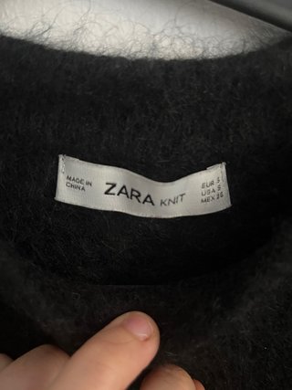 Suéter Zara tacto agradable corto