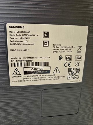 Televisor Samsung 32” Smart TV HD