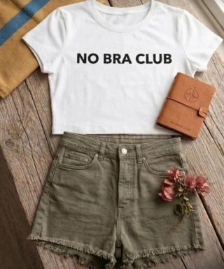 Conjunto Bershka: Camiseta y Short.
