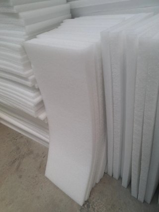 30 espumas blancas para embalaje