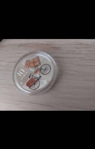 Moneda 10€ 175 Aniversario Primer Sello España