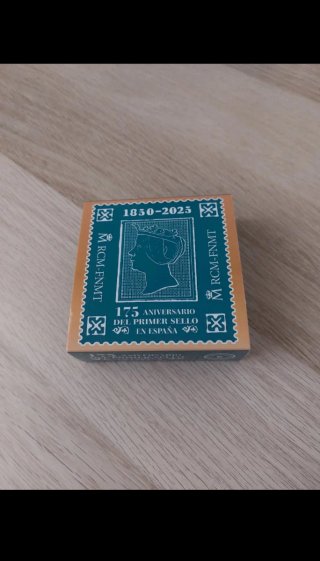 Moneda 10€ 175 Aniversario Primer Sello España