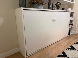 Cama Abatible Kenay Home Blanca