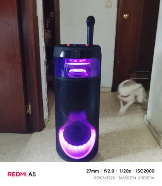 Altavoz Bluetooth Ikrea Negro
