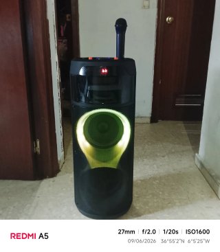 Altavoz Bluetooth Ikrea Negro
