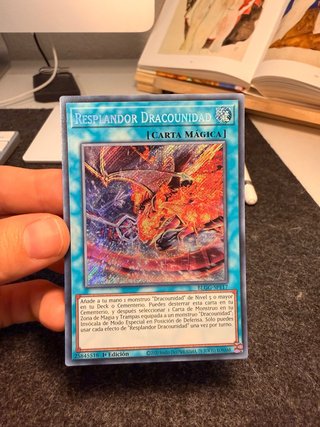 Carta Mágica Yu-Gi-Oh! Resplandor Dracounidad