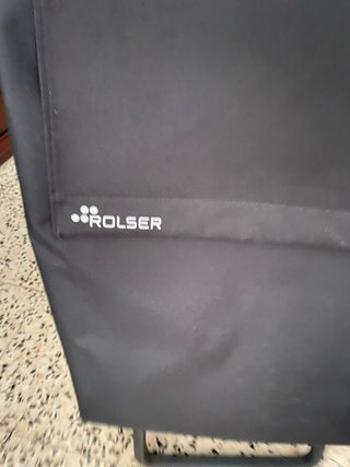 Carrito de la compra Rolser negro