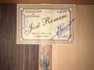 Guitarra José Romero Especial