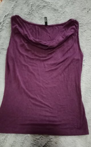 Conjunto Chaqueta Vaquera y Top Morado