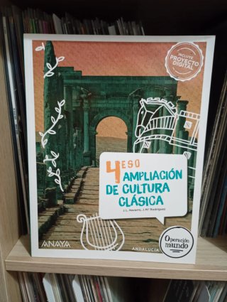 Libro Ampliación de cultura clásica 4° ESO