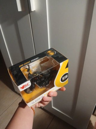 Figura Moto Clásica MY66 Cruiser Negra