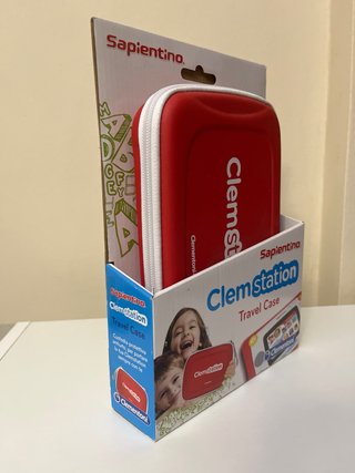 Funda con tablet para niño Clemstation Roja