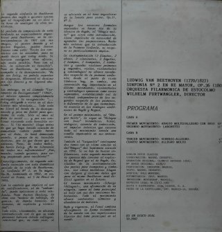 3 LPs Música Clásica: Beethoven, Brahms, Schubert
