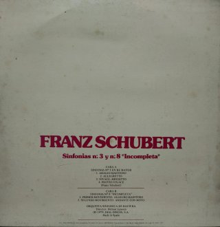 3 LPs Música Clásica: Beethoven, Brahms, Schubert