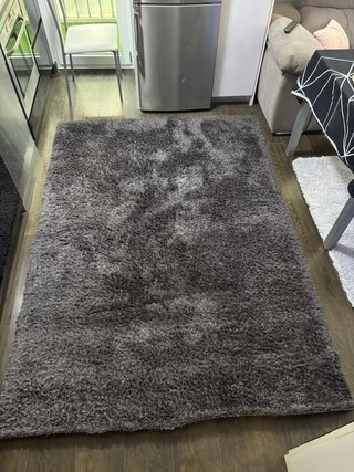 Tappeto Shaggy Lucca grigio 160x230 cm