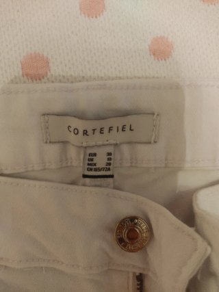 Pantalón corto blanco