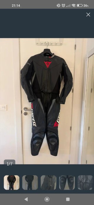 Mono Dainese Mujer Cuero T46