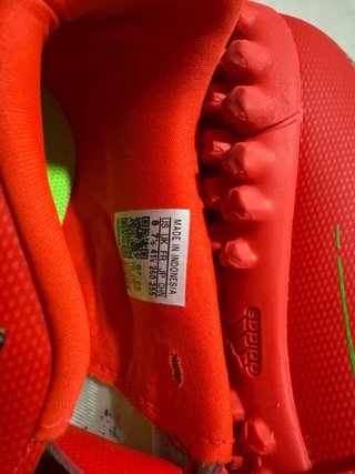 Zapatillas Adidas Fútbol Rojas y Verdes