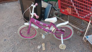 Bicicleta infantil niña rosa