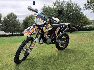 KTM EXC 125 2T Matriculada (Kit 150) Equipacion